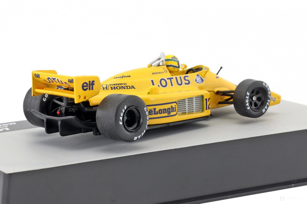1987, Gelb, 1:43, Ayrton Senna Lotus 99T #12 Winner Monaco GP 1987 Modellauto - FansBRANDS®