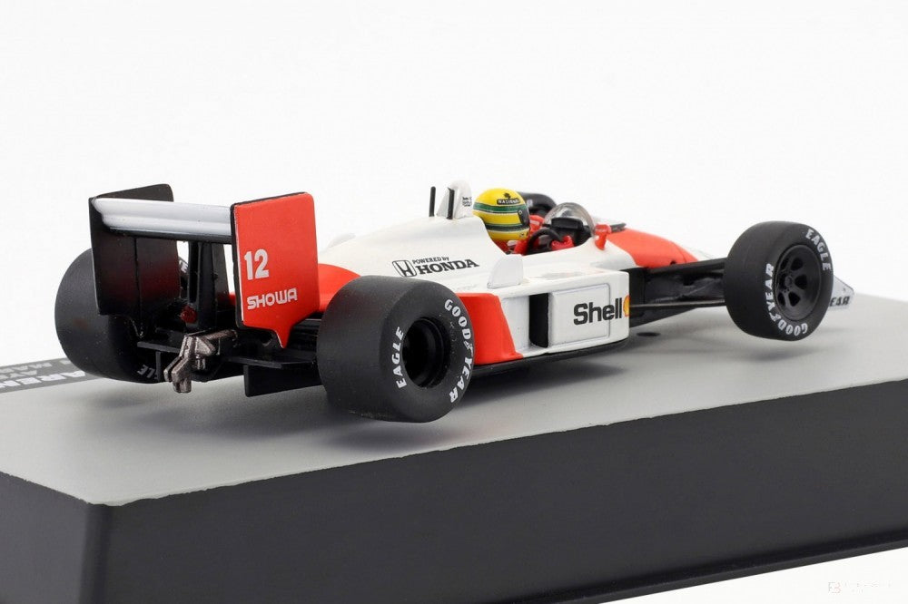 2019, Weiß, 1:43, Senna McLaren MP4/4 San Marino GP 1988 Modellauto