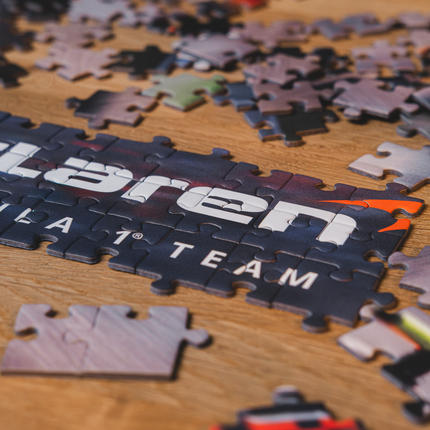 McLaren Formula 1® Team, Puzzle, Lando Norris, Siegerposter, 1000 Teile