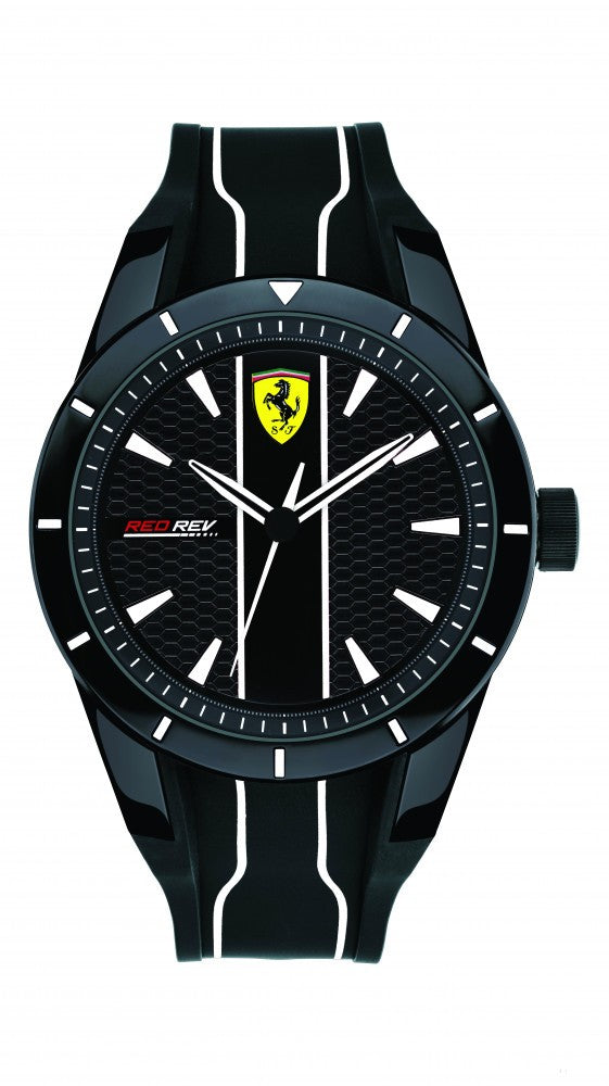 2019, Schwarz, Ferrari Rotrev Quartz Herrens Uhren