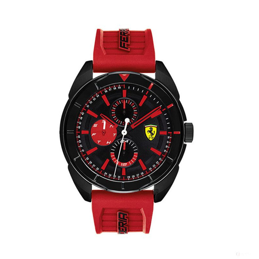 2019, Schwarz-Rot, Ferrari Forza Herrens Uhren - FansBRANDS®