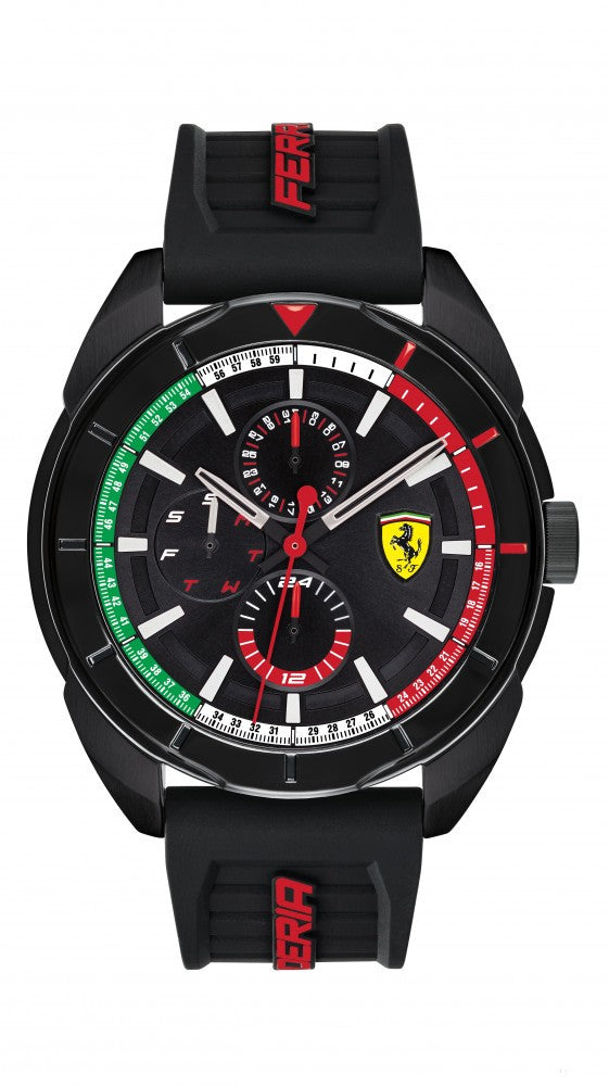 2019, Schwarz, Ferrari Forza Herrens Uhren