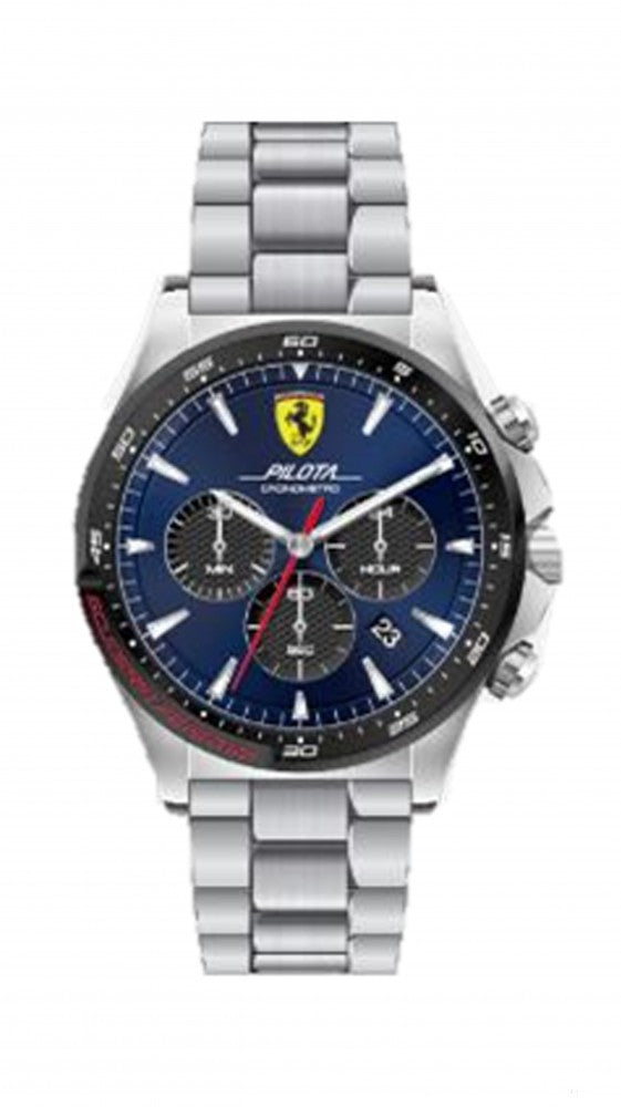 2019, Blau, Ferrari Pilota Chrono Herrens Uhren