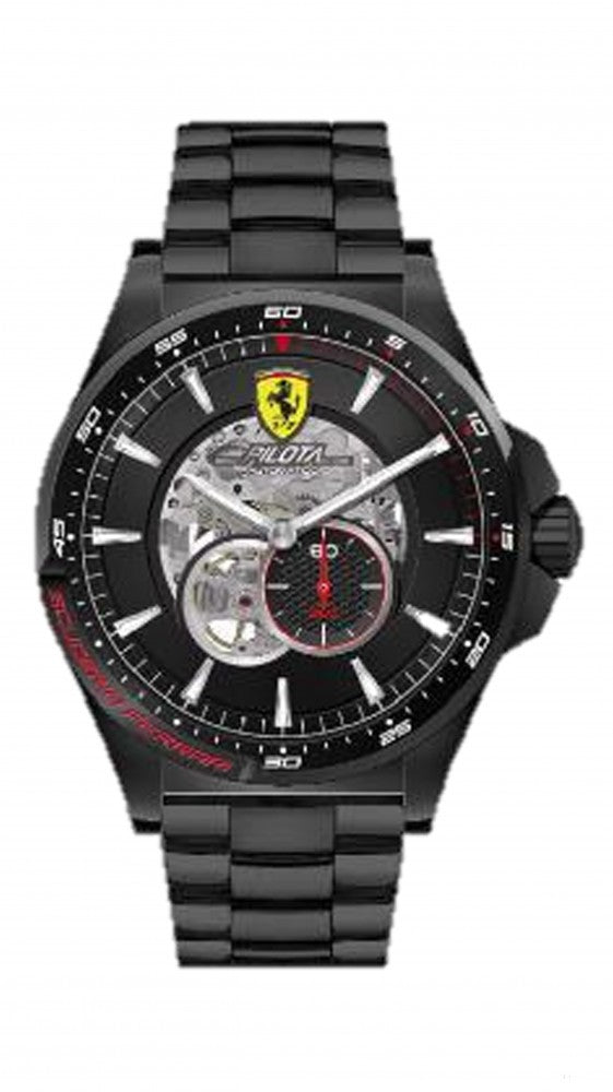 2019, Schwarz, Ferrari Pilota Automatic Herrens Uhren
