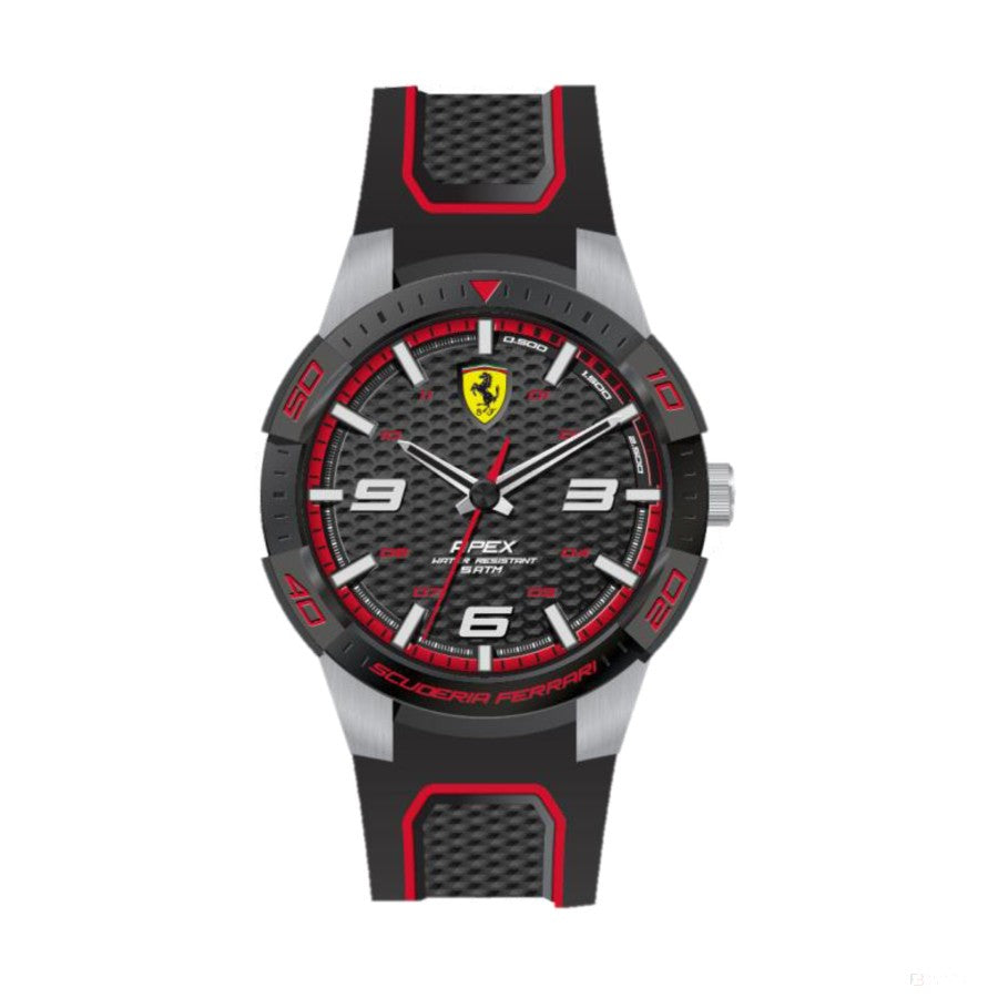 2019, Schwarz-Rot, Ferrari Apex Herrens Uhren