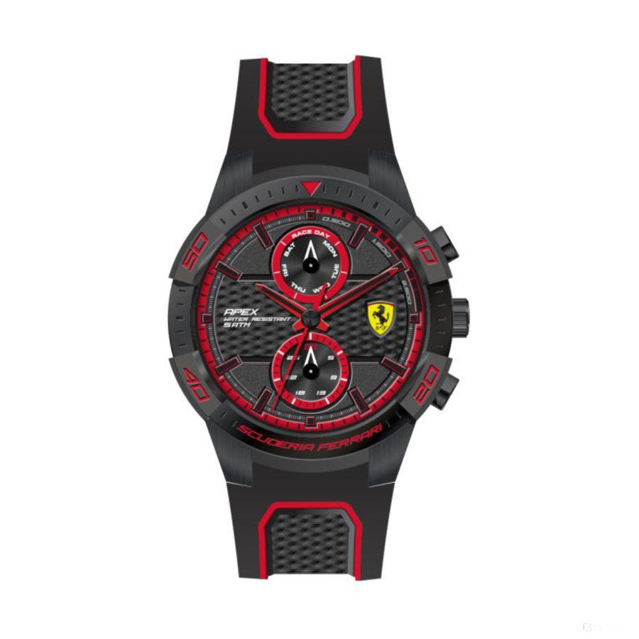 2019, Schwarz-Rot, Ferrari Apex MultiFX Herrens Uhren