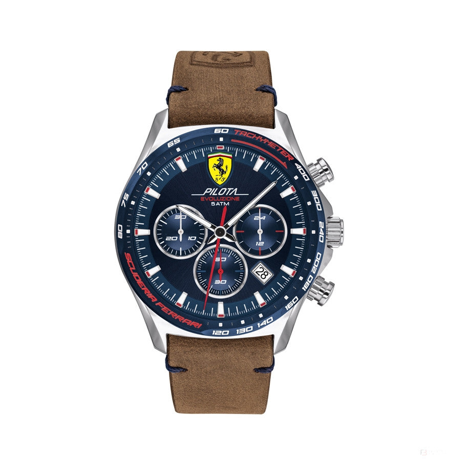 2020, Braun, Ferrari Pilota EVO Chrono Herrens Uhren