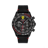 2020, Schwarz, Ferrari Pilota EVO Chrono Herrens Uhren