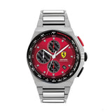 Scuderia Ferrari Watch Aspire, Chrono Bracelet Stainless Steel, 44Mm