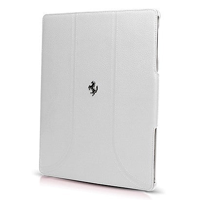 2013, Weiß, iPad 3, Ferrari Horse Flip Telefonkasten - FansBRANDS®