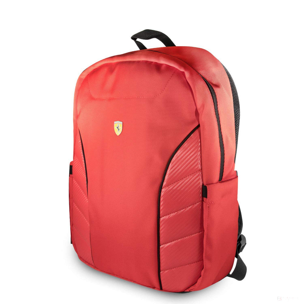 2019, 40x30x10 cm, Rot, Ferrari Scudetto Carbon Rucksack - FansBRANDS®