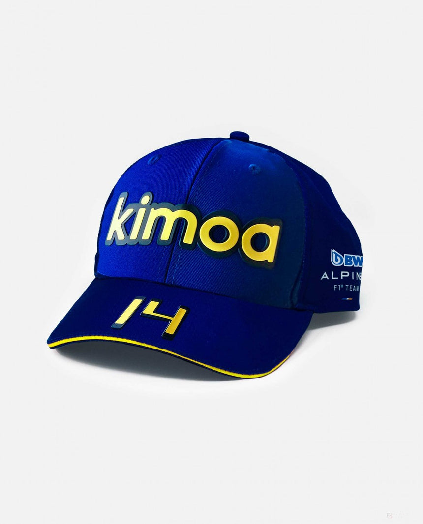 2022, Blau, Fernando Alonso Kimoa Spain GP, Alpine Baseballmütze - FansBRANDS®