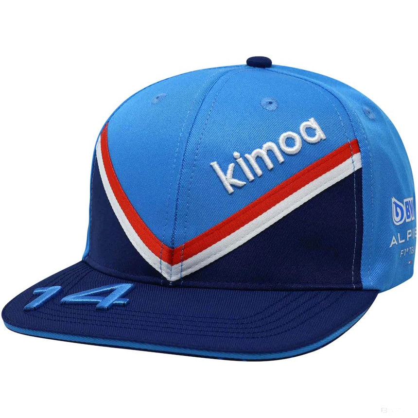 2022, Blau, Fernando Alonso Kimoa France GP, Alpine Baseballmütze - FansBRANDS®