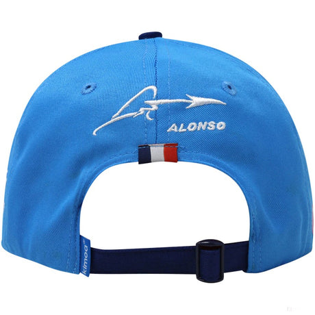 2022, Blau, Fernando Alonso Kimoa France GP, Alpine Baseballmütze - FansBRANDS®