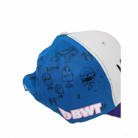 2022, Blau, Fernando Alonso Kimoa Japan GP, Alpine Baseballmütze - FansBRANDS®
