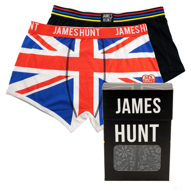 2021, Blau, James Hunt Sturzhelm + Union Jack Boxershorts - Double Pack - FansBRANDS®