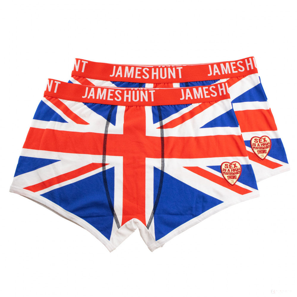 2021, Blau, James Hunt Union Jack Boxershorts - Double Pack - FansBRANDS®