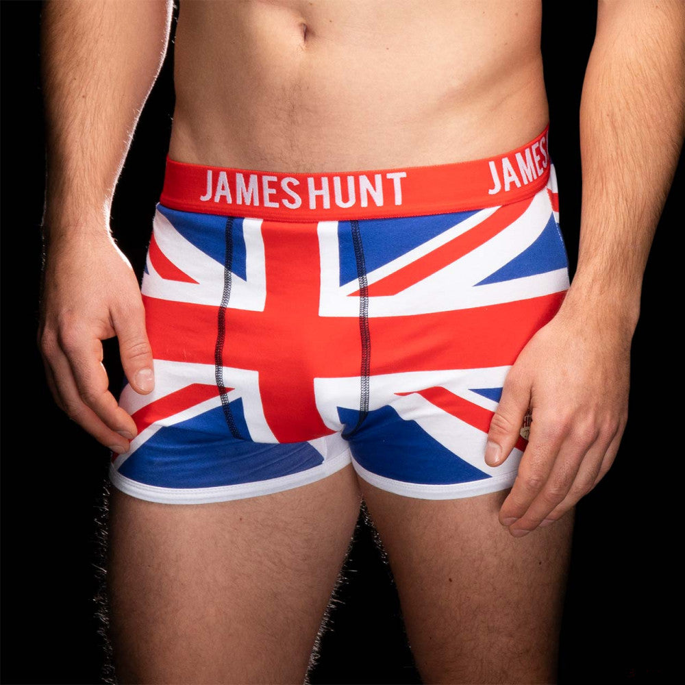 2021, Blau, James Hunt Union Jack Boxershorts - Double Pack - FansBRANDS®