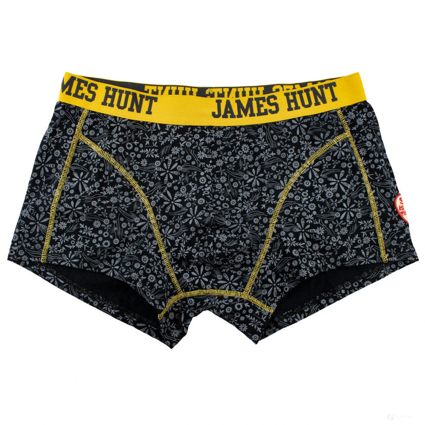 2021, Schwarz, James Hunt Seventies Boxershorts - Double Pack - FansBRANDS®