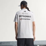 Mercedes Polo, Team, Engineers, Adidas, Weiß, 2026