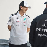 Mercedes Polo, Team, Engineers, Adidas, Weiß, 2026