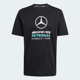 Mercedes Polo, Dna, grafisch, adidas, schwarz, 2026