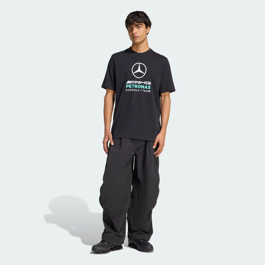 Mercedes Polo, Dna, grafisch, adidas, schwarz, 2026