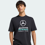 Mercedes Polo, Dna, grafisch, adidas, schwarz, 2026