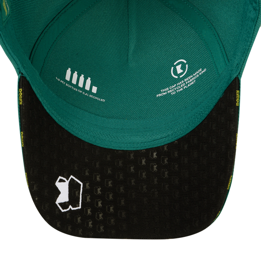 Fernando Alonso cap, Kimoa, technology, green, 2024