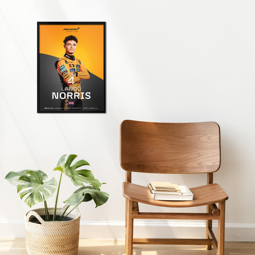 F1 Print – Lando Norris Poster (A3-Größe)