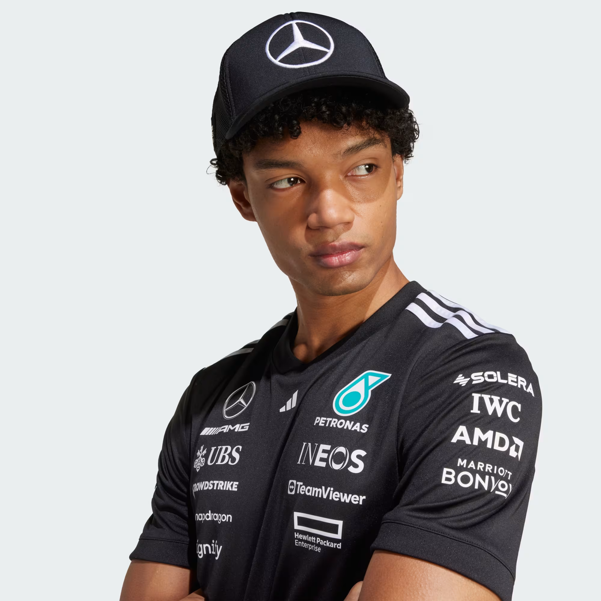 Mercedes Lkw-Mütze, Großes Logo, schwarz 🔥