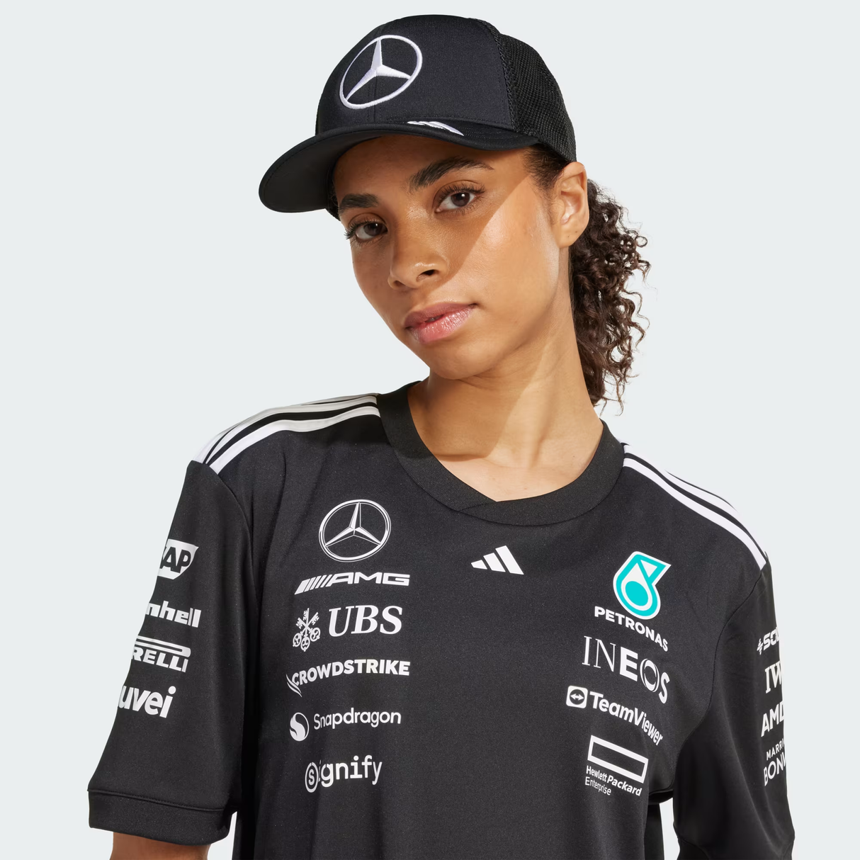 Mercedes Lkw-Mütze, Großes Logo, schwarz 🔥