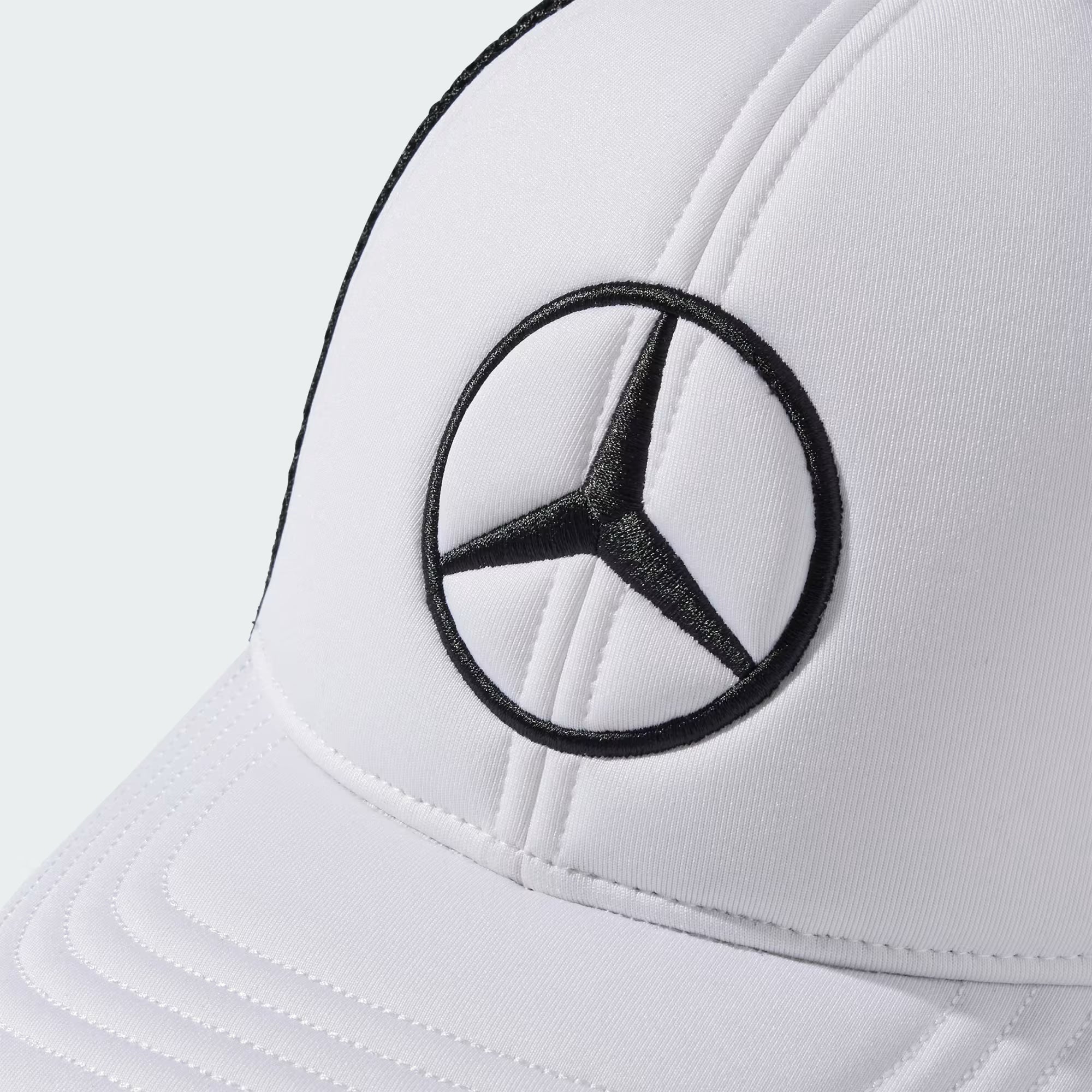 Mercedes Lkw-Mütze, großes Logo, weiß/schwarz 🔥