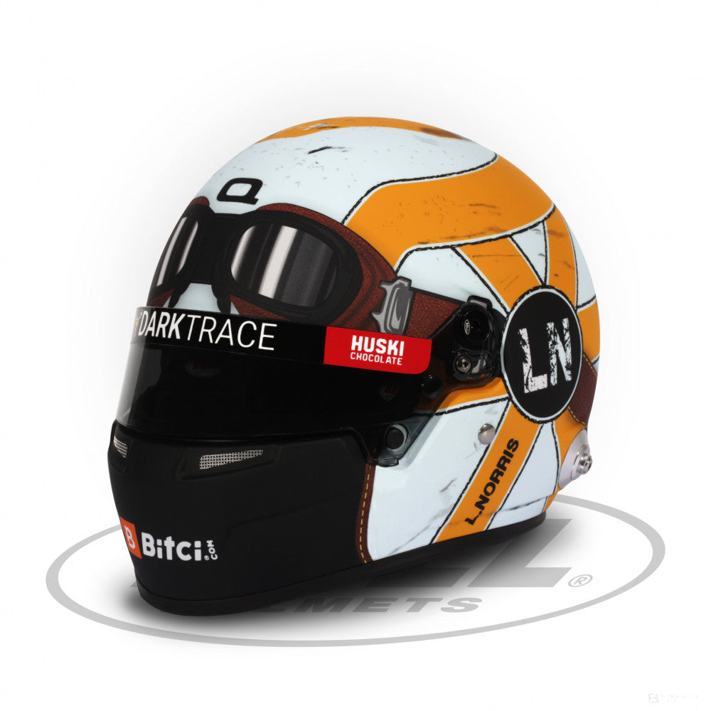 Lando Norris Mini Helmet 2021 Monaco edition 1:2