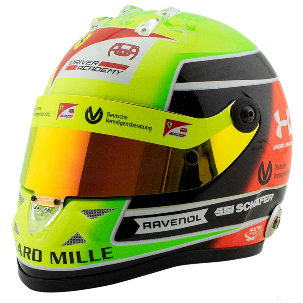 2020, Grün, 1:2, Mick Schumacher Test Drive Abu Dhabi 2020 Sturzhelm