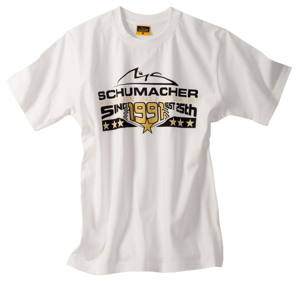 2015, Weiß, Schumacher Round Neck T-shirt