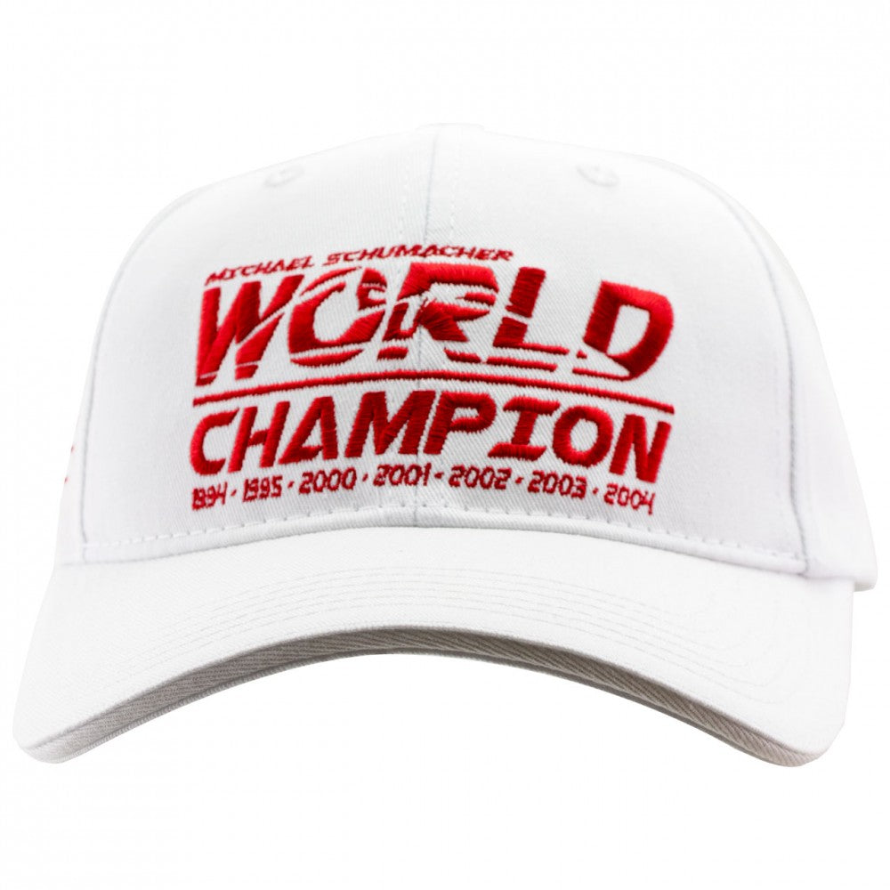 2018, Weiß, Erwachsene, Schumacher World Champion Baseballmütze - FansBRANDS®