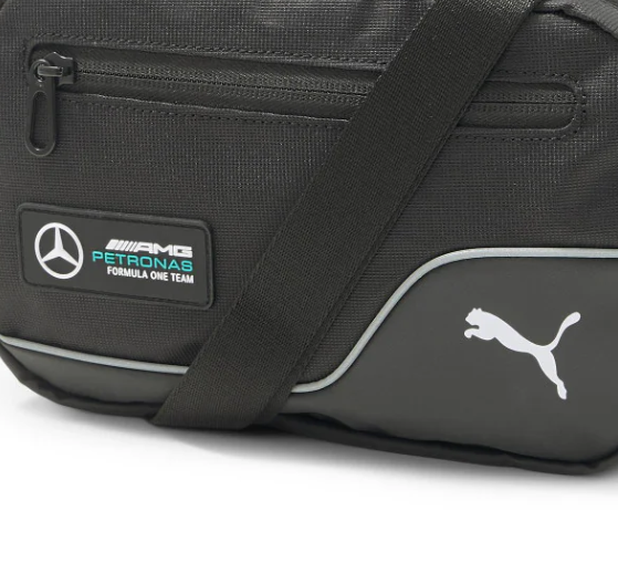 Bolsa portátil Mercedes, Puma, Negro 29,5 x 15 x 8 cm
