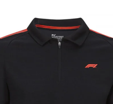 Polo de Fórmula 1 negro 2020