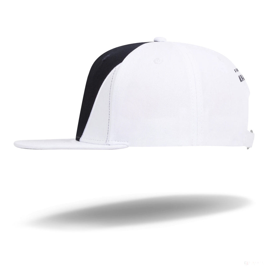 Alpha Tauri Team Flatbrim kappe, Adult, Weiß, 2021 - FansBRANDS®