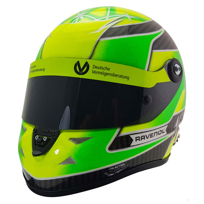 2018, Grün, 1:2, Mick Schumacher Sturzhelm Belgium Spa 2018 Formula 3 Champion - FansBRANDS®