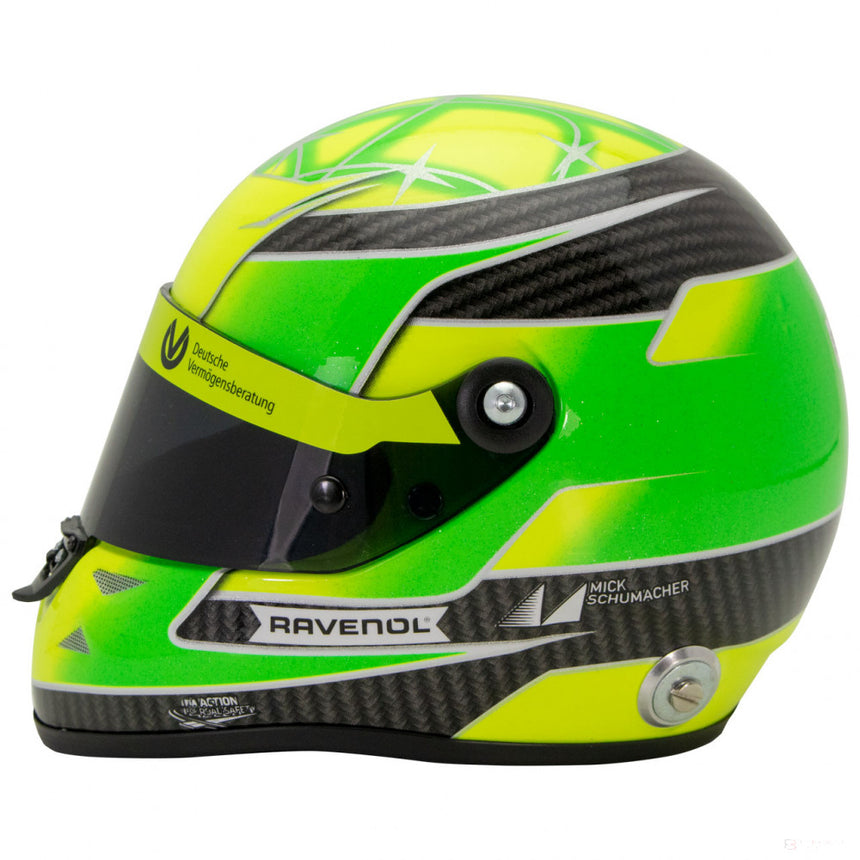 2018, Grün, 1:2, Mick Schumacher Sturzhelm Belgium Spa 2018 Formula 3 Champion - FansBRANDS®
