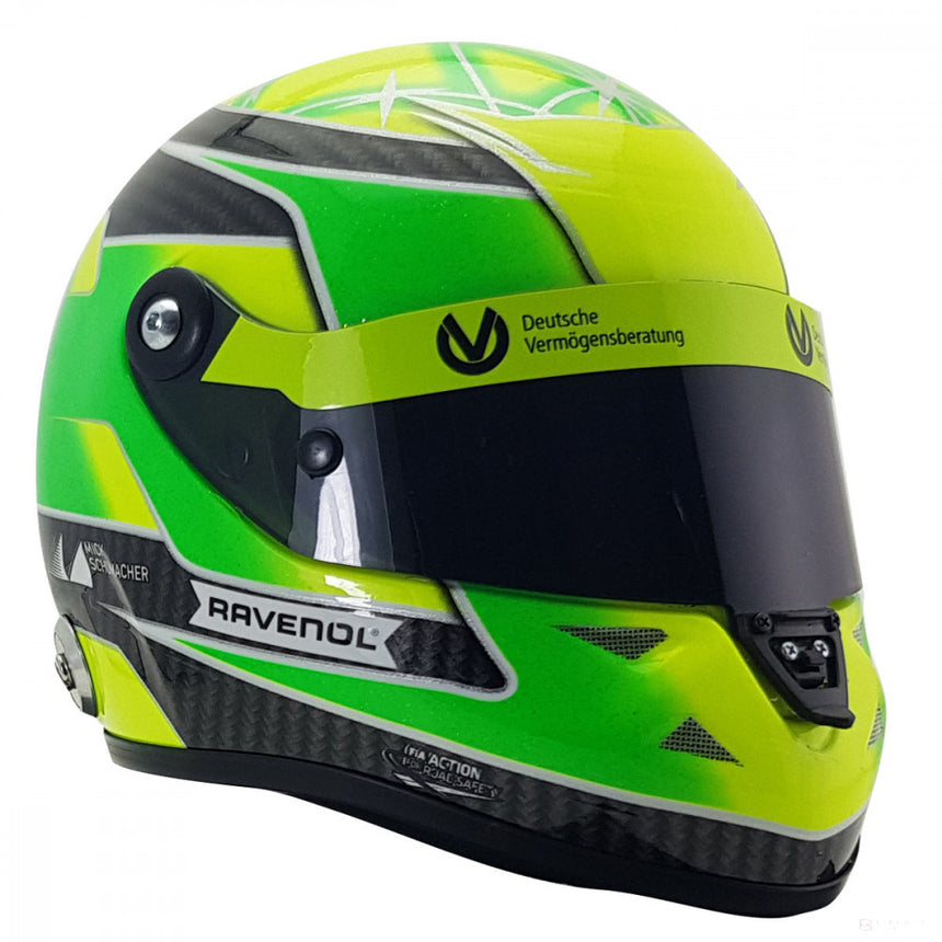 2018, Grün, 1:2, Mick Schumacher Sturzhelm Belgium Spa 2018 Formula 3 Champion - FansBRANDS®