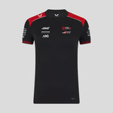 Haas F1 T-Shirt, Team, Damen, Schwarz, 2026