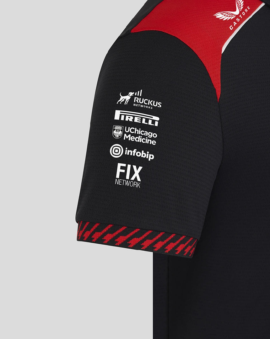 Haas F1 Polo, Team, Damen, Schwarz