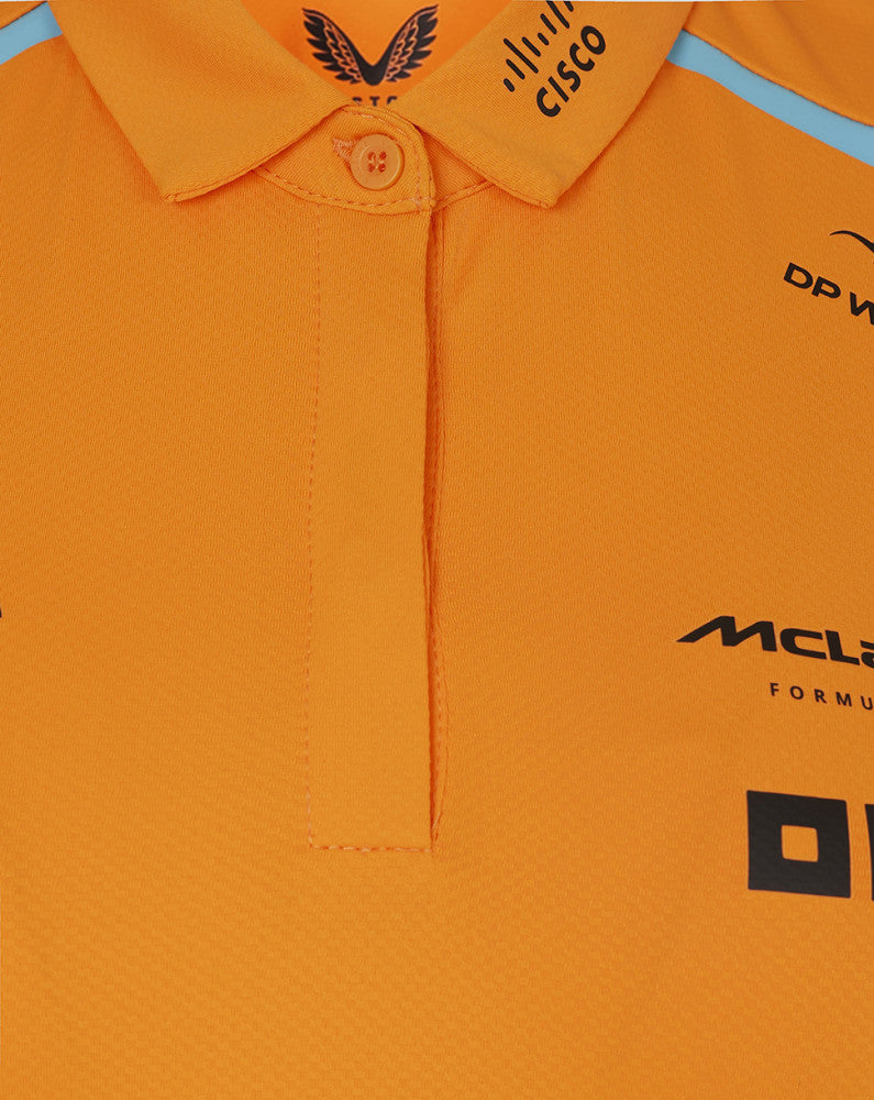 McLaren polo-shirt, Castore, team, damen, orange, 2024 - FansBRANDS®