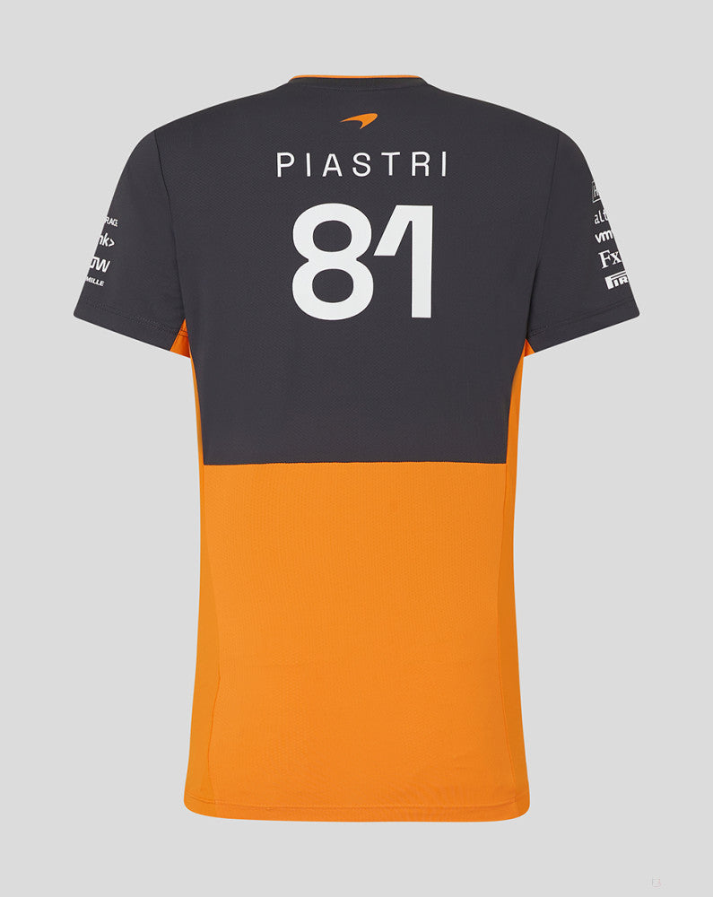 McLaren t-shirt, Castore, Oscar Piastri, damen, orange - FansBRANDS®