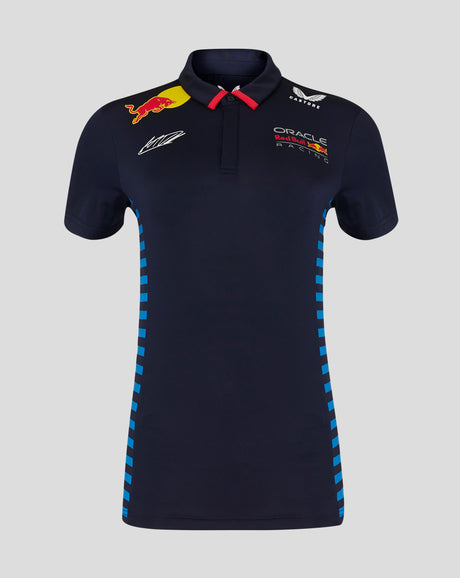 Red Bull polo-shirt, Castore, Max Verstappen, damen, blau - FansBRANDS®