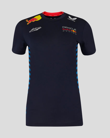 Red Bull t-shirt, Castore, Max Verstappen, damen, blau