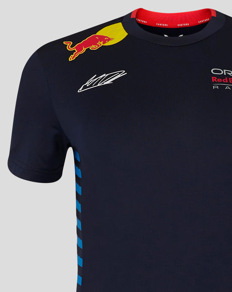 Red Bull polo-shirt, Castore, Max Verstappen, kinder, blau